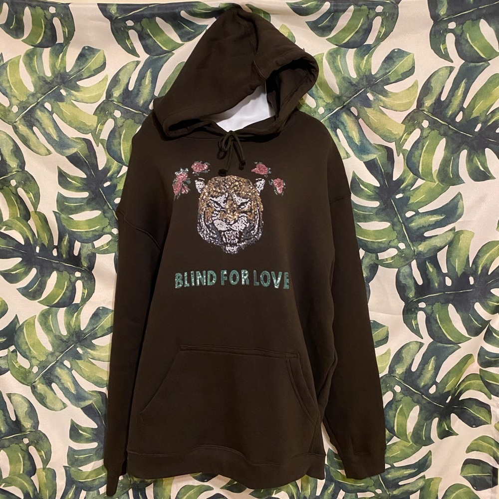 taylor swift reputation rep era gucci style blind for love new NWOT hoodie top - Picture 6 of 16